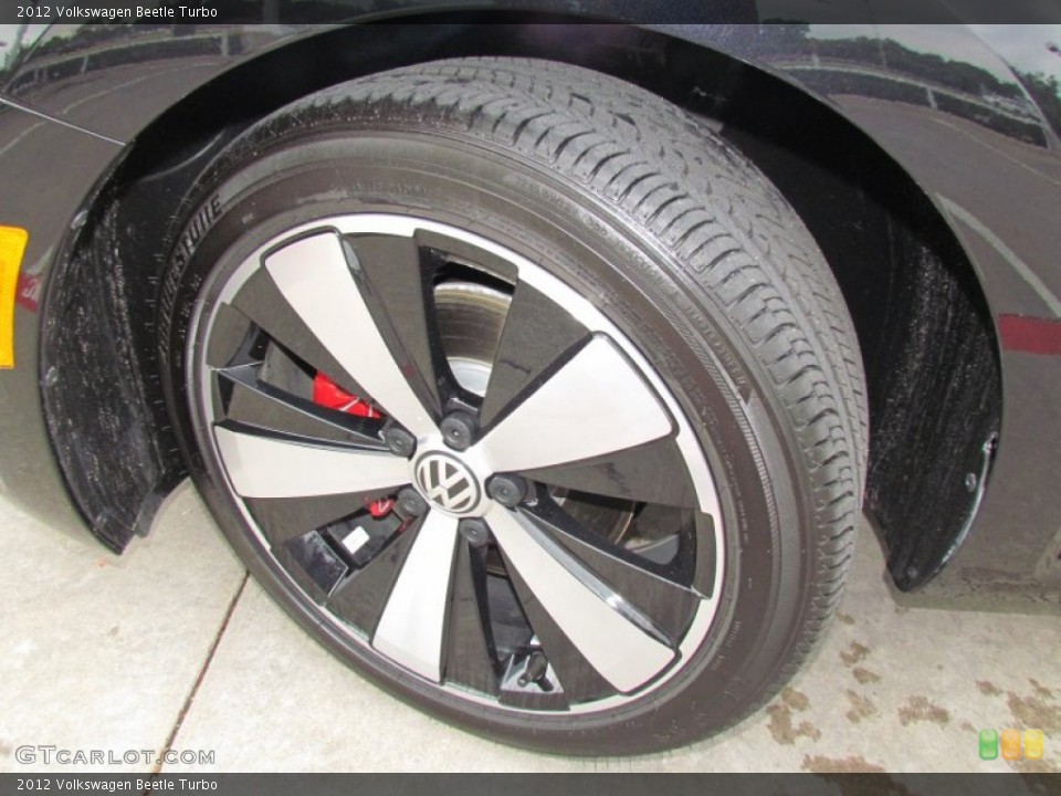 2012 Volkswagen Beetle Turbo Wheel and Tire Photo #65091704