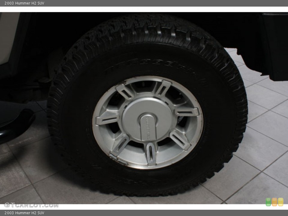 2003 Hummer H2 SUV Wheel and Tire Photo #65098203