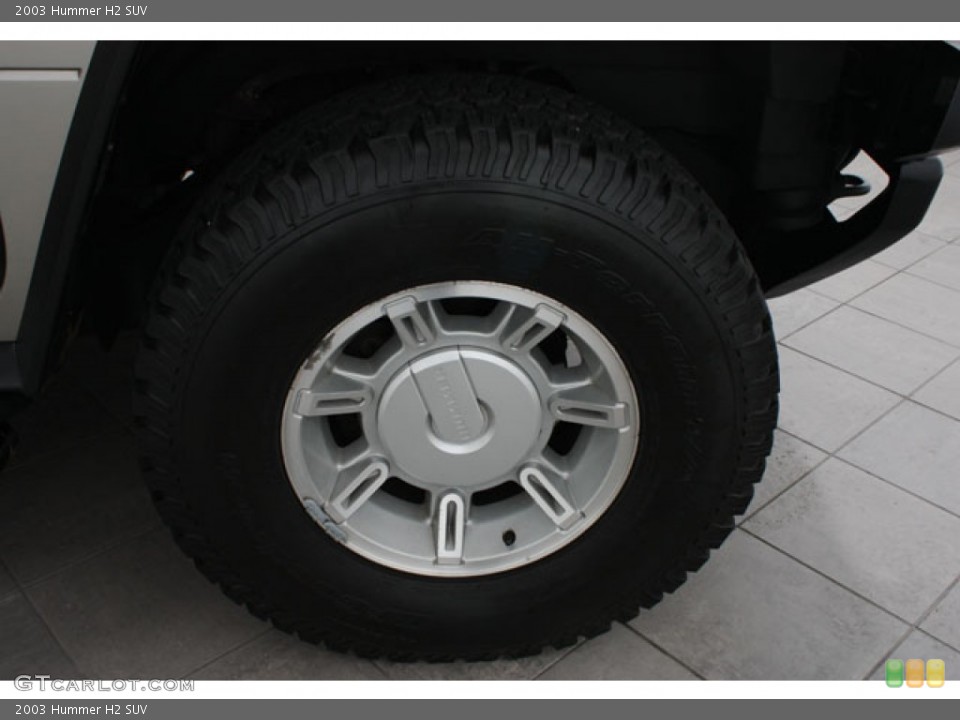 2003 Hummer H2 SUV Wheel and Tire Photo #65098218