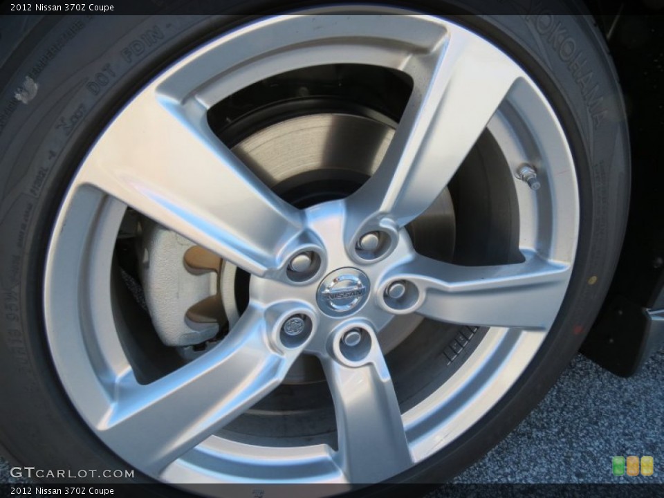 2012 Nissan 370Z Coupe Wheel and Tire Photo #65106085