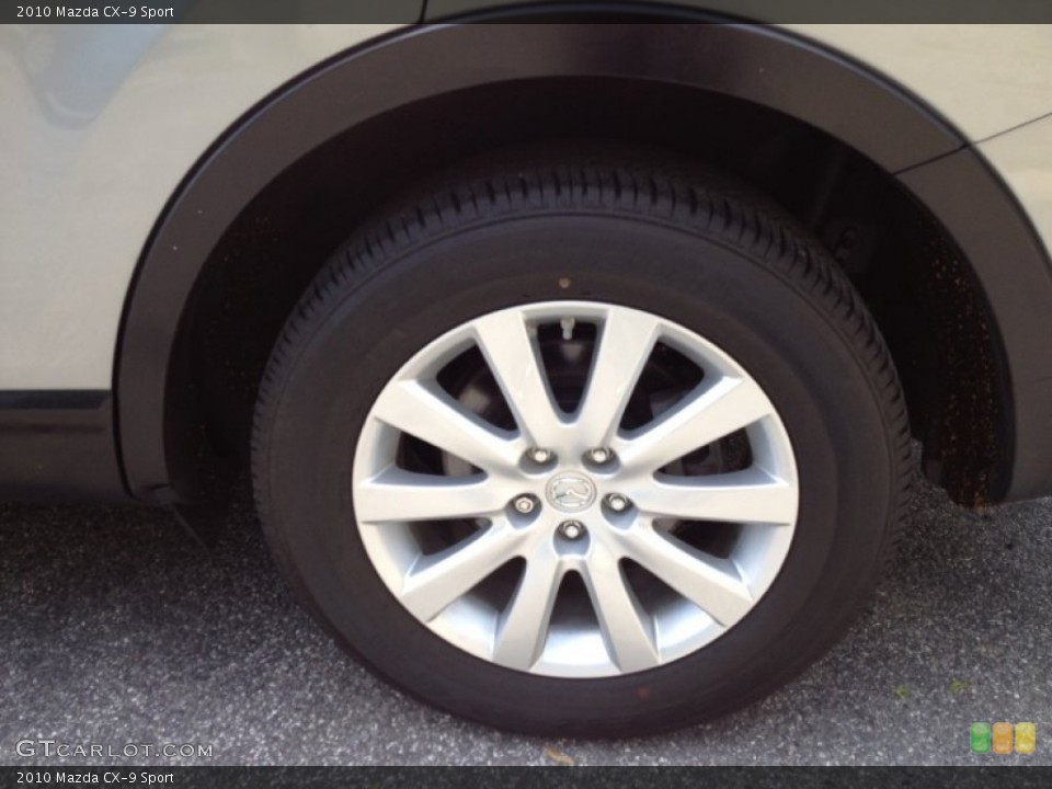2010 Mazda CX-9 Sport Wheel and Tire Photo #65107487