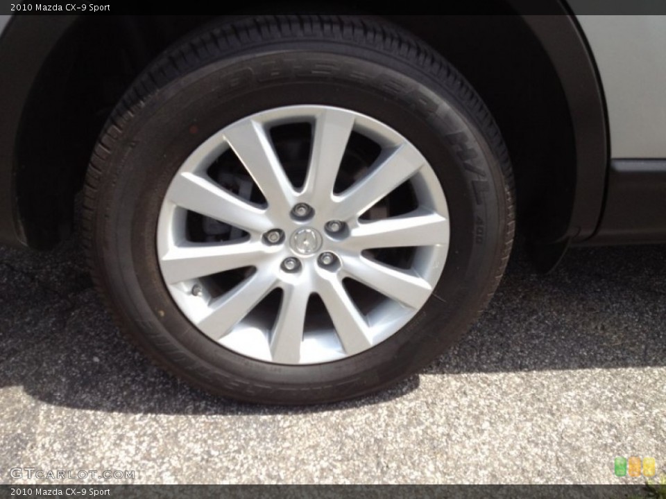 2010 Mazda CX-9 Sport Wheel and Tire Photo #65107529