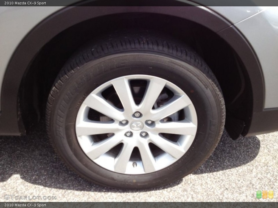 2010 Mazda CX-9 Sport Wheel and Tire Photo #65107535