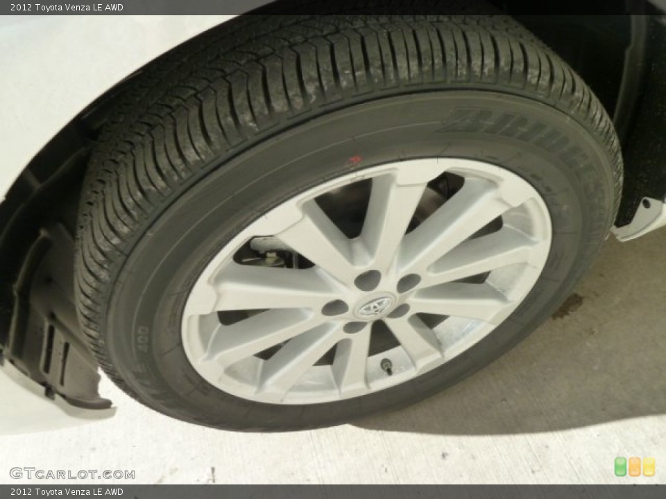 2012 Toyota Venza LE AWD Wheel and Tire Photo #65120338