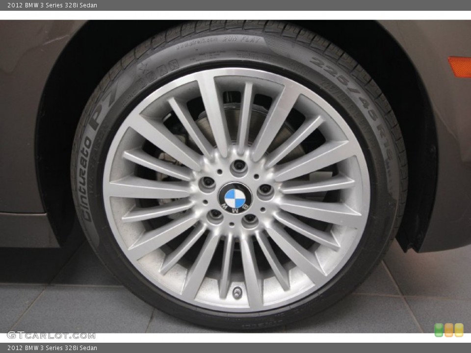 2012 BMW 3 Series 328i Sedan Wheel and Tire Photo #65134622