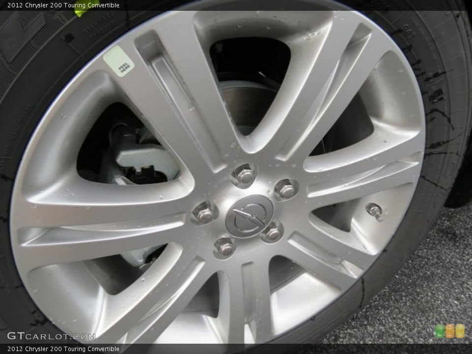 2012 Chrysler 200 Touring Convertible Wheel and Tire Photo #65142180