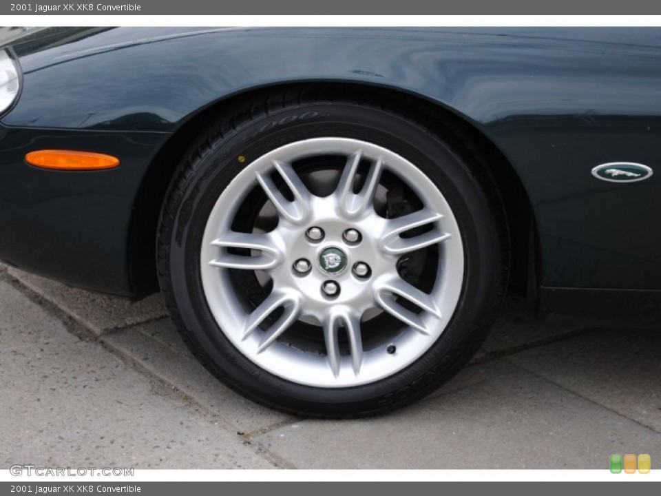 2001 Jaguar XK XK8 Convertible Wheel and Tire Photo #65154180