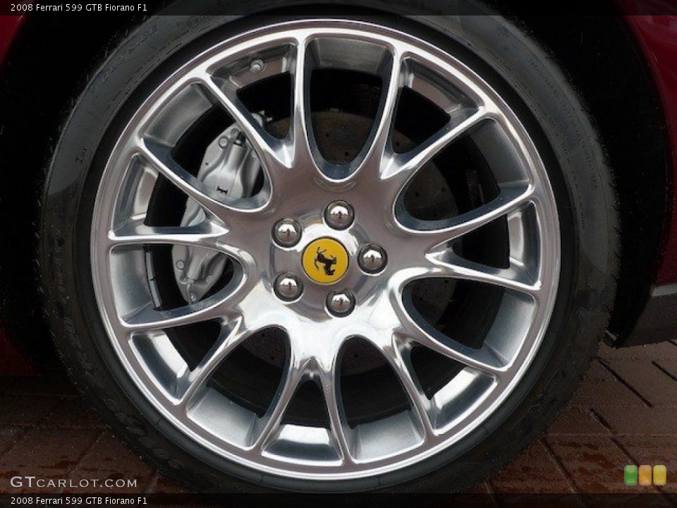 2008 Ferrari 599 GTB Fiorano F1 Wheel and Tire Photo #65167482