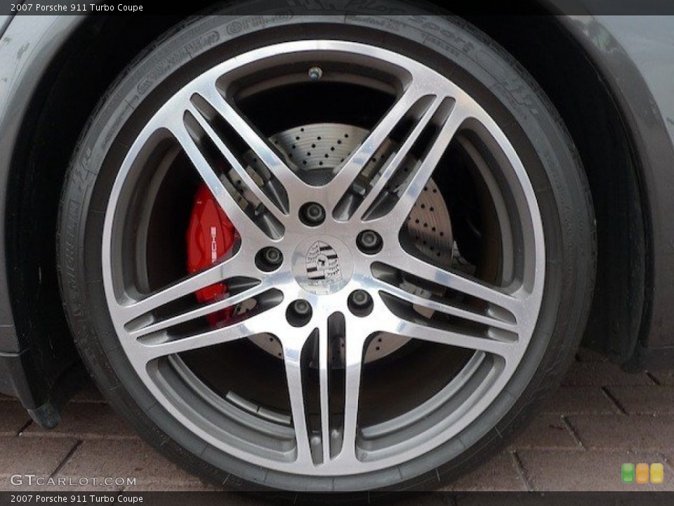 2007 Porsche 911 Turbo Coupe Wheel and Tire Photo #65167737