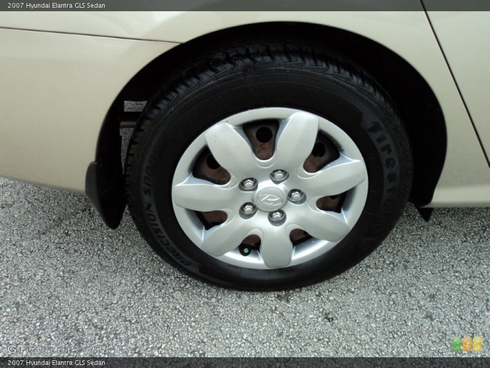 2007 Hyundai Elantra GLS Sedan Wheel and Tire Photo #65185773