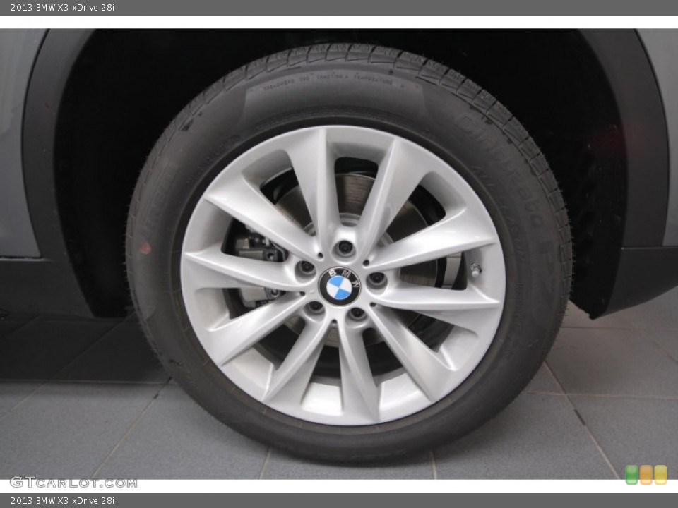 2013 BMW X3 xDrive 28i Wheel and Tire Photo #65196297
