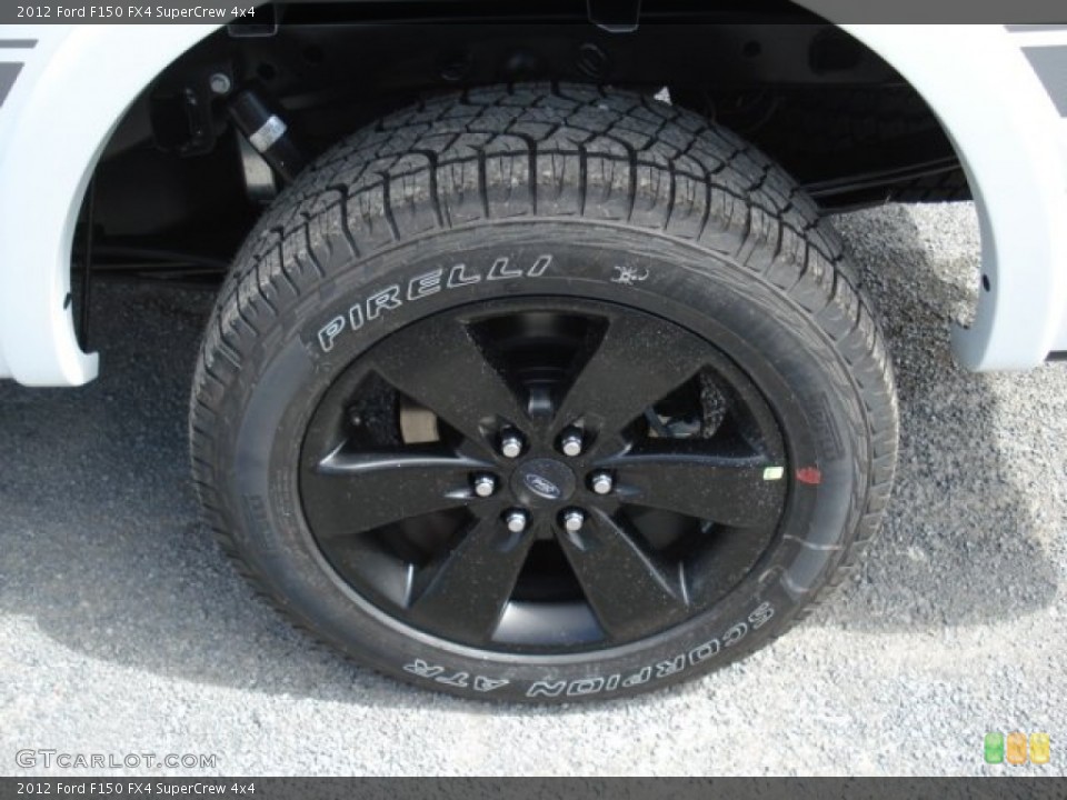 2012 Ford F150 FX4 SuperCrew 4x4 Wheel and Tire Photo #65206237