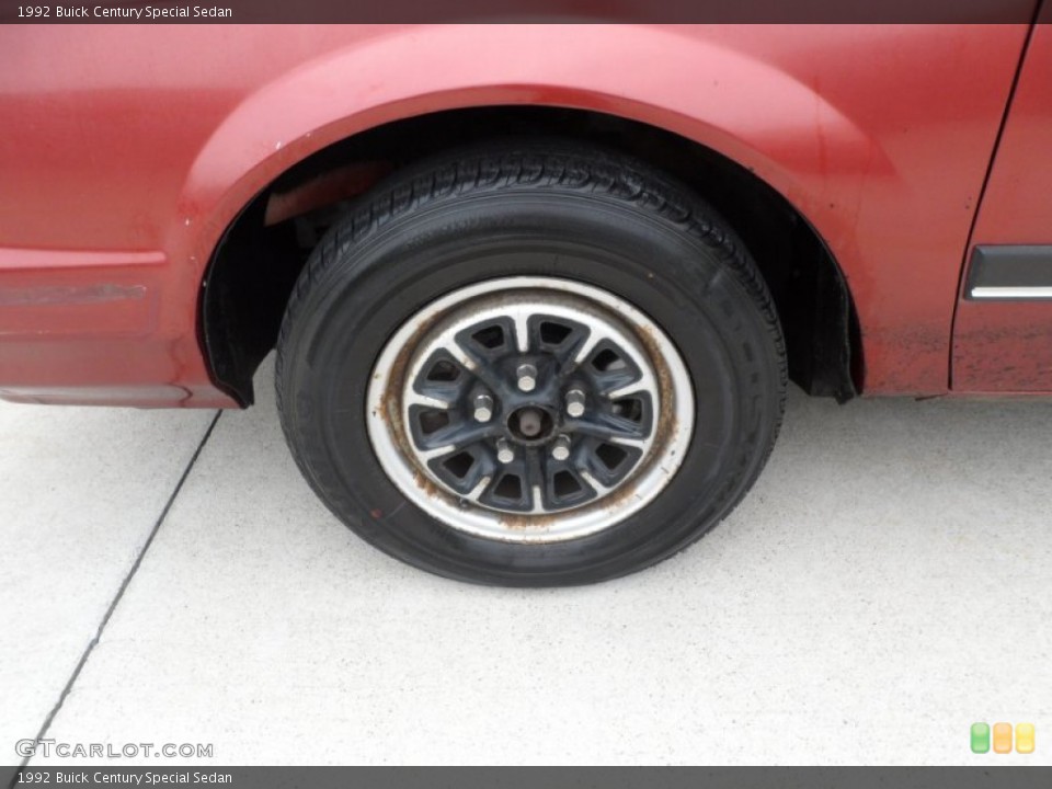 1992 Buick Century Special Sedan Wheel and Tire Photo #65214922