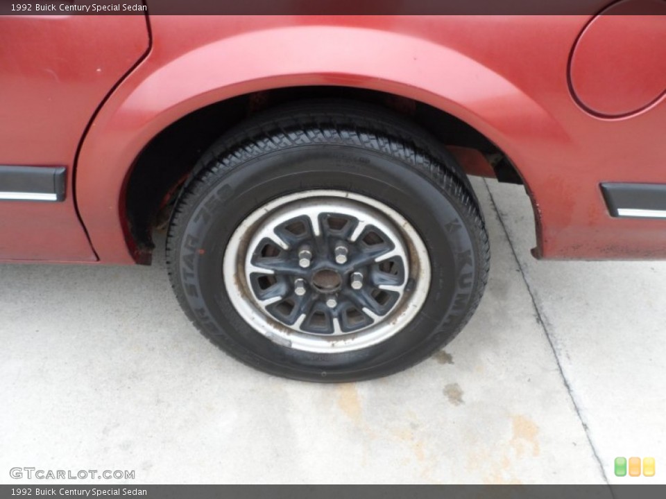 1992 Buick Century Special Sedan Wheel and Tire Photo #65214928