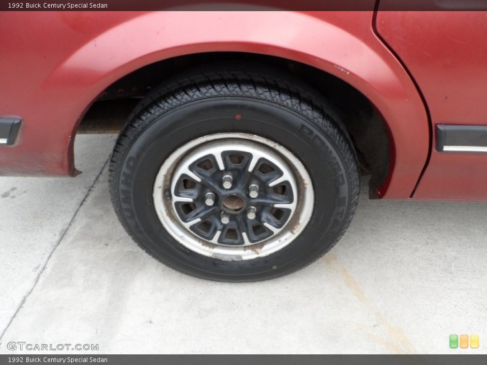 1992 Buick Century Special Sedan Wheel and Tire Photo #65214939