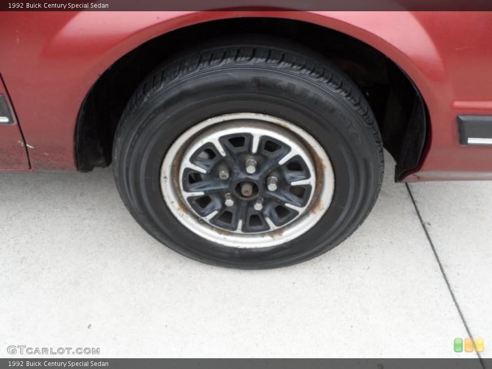 1992 Buick Century Special Sedan Wheel and Tire Photo #65214946
