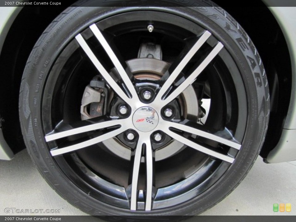 2007 Chevrolet Corvette Custom Wheel and Tire Photo #65215639
