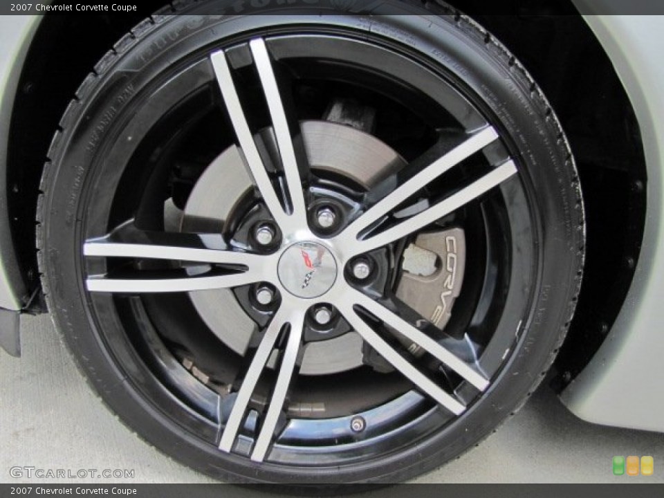2007 Chevrolet Corvette Custom Wheel and Tire Photo #65215648