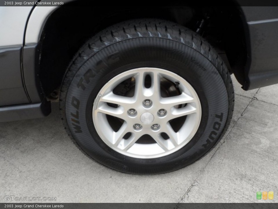 2003 Jeep Grand Cherokee Laredo Wheel and Tire Photo #65217601