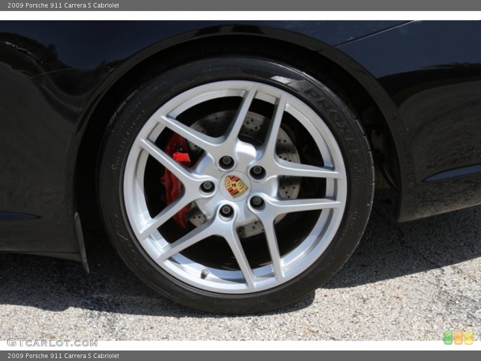 2009 Porsche 911 Carrera S Cabriolet Wheel and Tire Photo #65223457