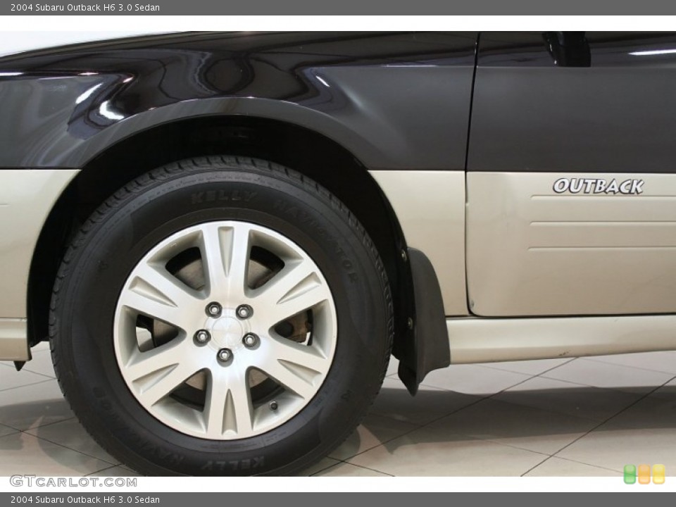 2004 Subaru Outback H6 3.0 Sedan Wheel and Tire Photo #65224041