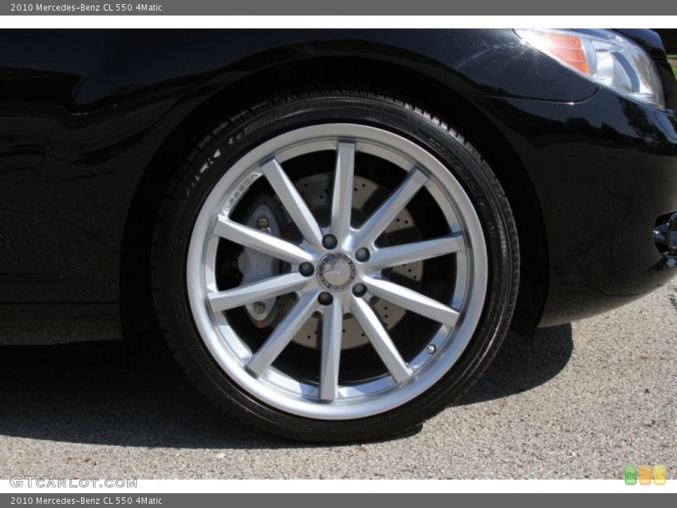 2010 Mercedes-Benz CL 550 4Matic Wheel and Tire Photo #65224093