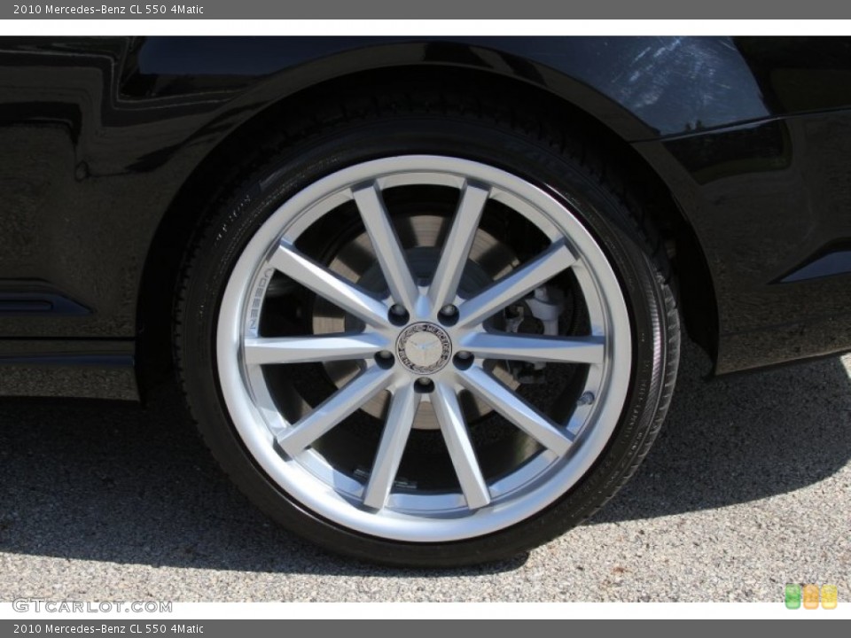 2010 Mercedes-Benz CL 550 4Matic Wheel and Tire Photo #65224102