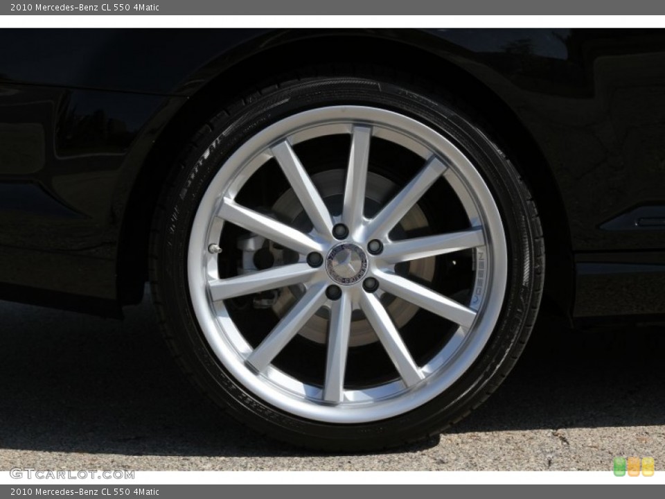 2010 Mercedes-Benz CL 550 4Matic Wheel and Tire Photo #65224108