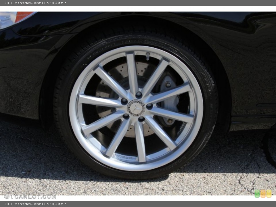 2010 Mercedes-Benz CL 550 4Matic Wheel and Tire Photo #65224114