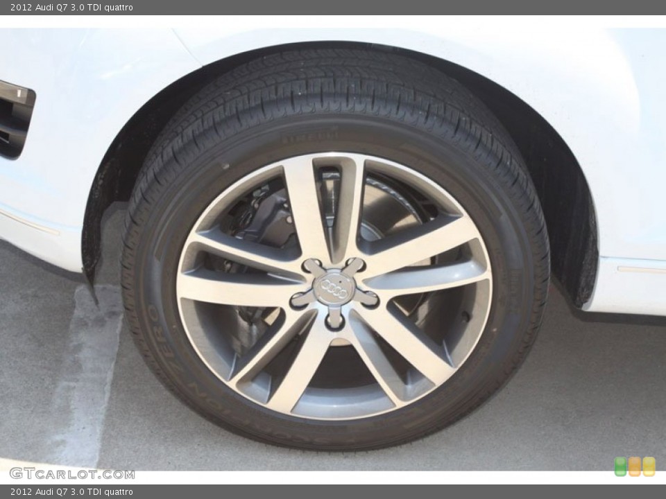 2012 Audi Q7 3.0 TDI quattro Wheel and Tire Photo #65236264