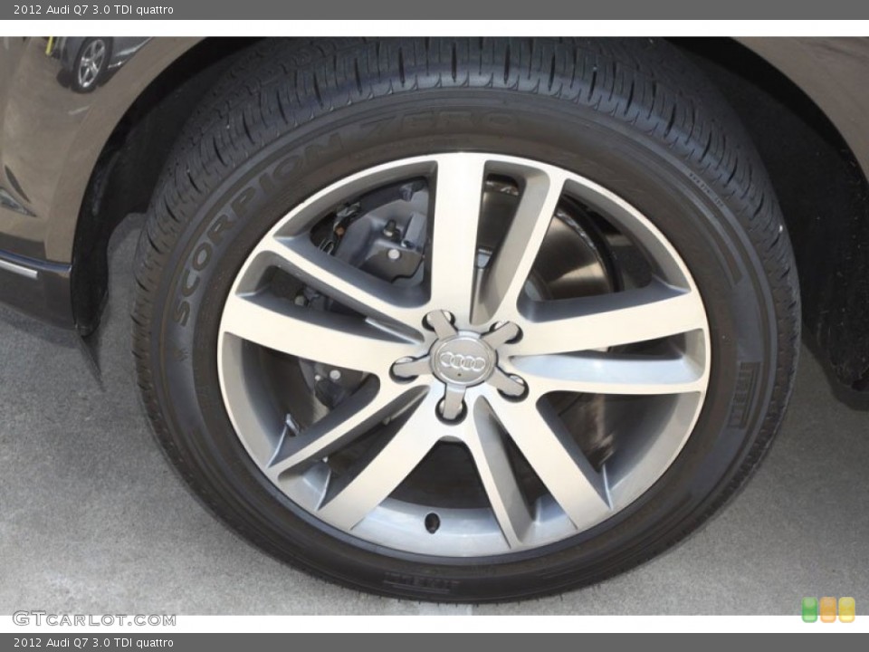 2012 Audi Q7 3.0 TDI quattro Wheel and Tire Photo #65236556