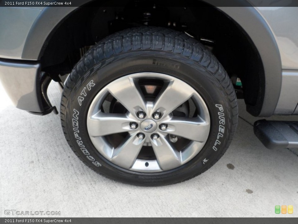 2011 Ford F150 FX4 SuperCrew 4x4 Wheel and Tire Photo #65238833