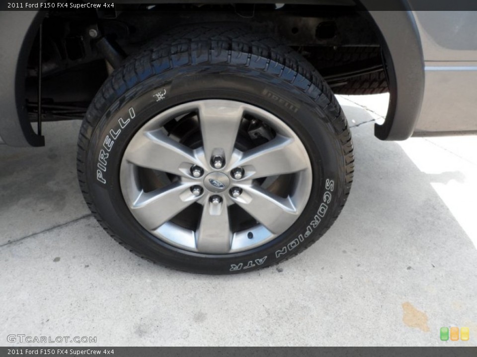 2011 Ford F150 FX4 SuperCrew 4x4 Wheel and Tire Photo #65238842