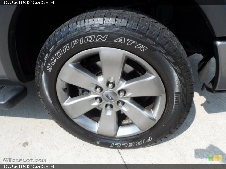 2011 Ford F150 FX4 SuperCrew 4x4 Wheel and Tire Photo #65238860