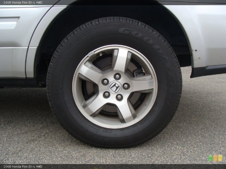 2008 Honda Pilot EX-L 4WD Wheel and Tire Photo #65239970
