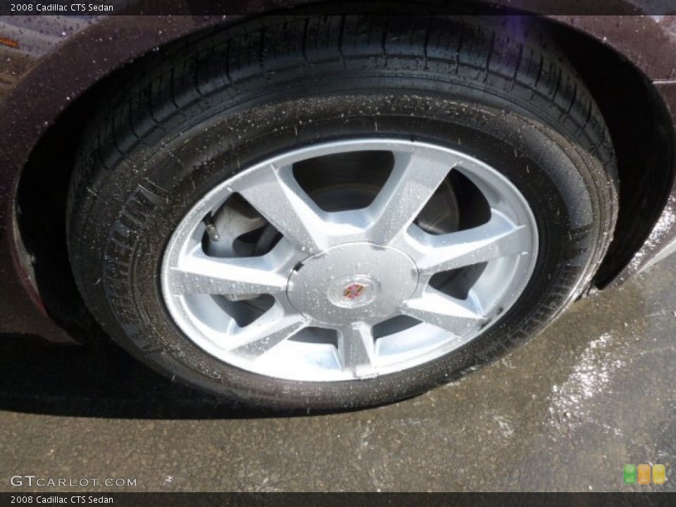 2008 Cadillac CTS Sedan Wheel and Tire Photo #65256077