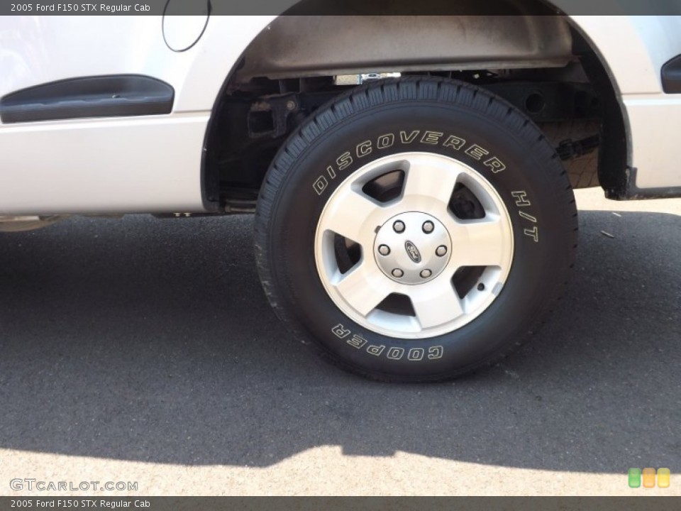 2005 Ford F150 STX Regular Cab Wheel and Tire Photo #65274440