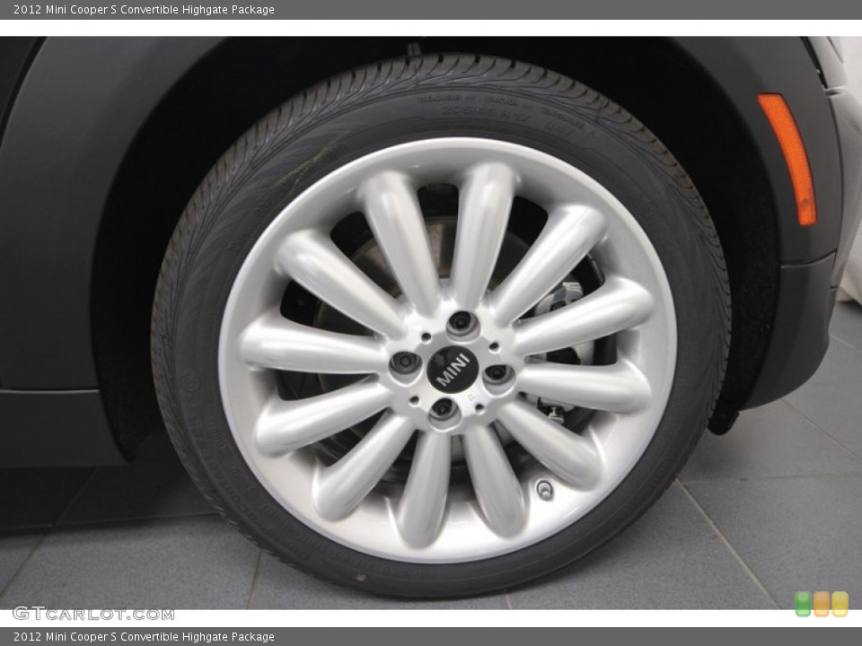 2012 Mini Cooper S Convertible Highgate Package Wheel and Tire Photo #65303732