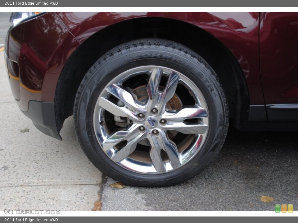 2011 Ford Edge Limited AWD Wheel and Tire Photo #65304296