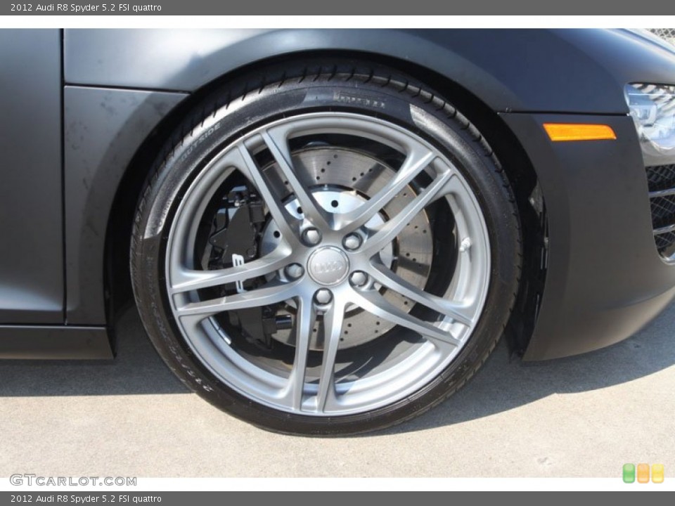 2012 Audi R8 Spyder 5.2 FSI quattro Wheel and Tire Photo #65322401