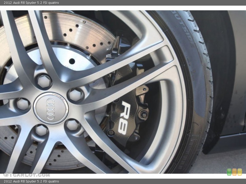 2012 Audi R8 Spyder 5.2 FSI quattro Wheel and Tire Photo #65322419
