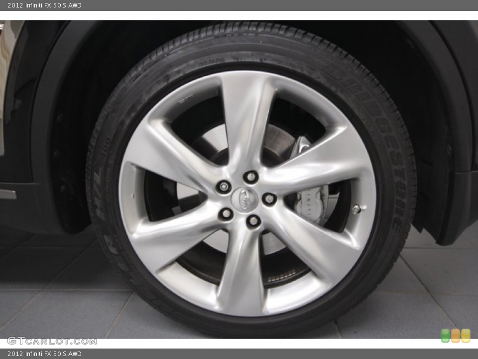 2012 Infiniti FX 50 S AWD Wheel and Tire Photo #65329109