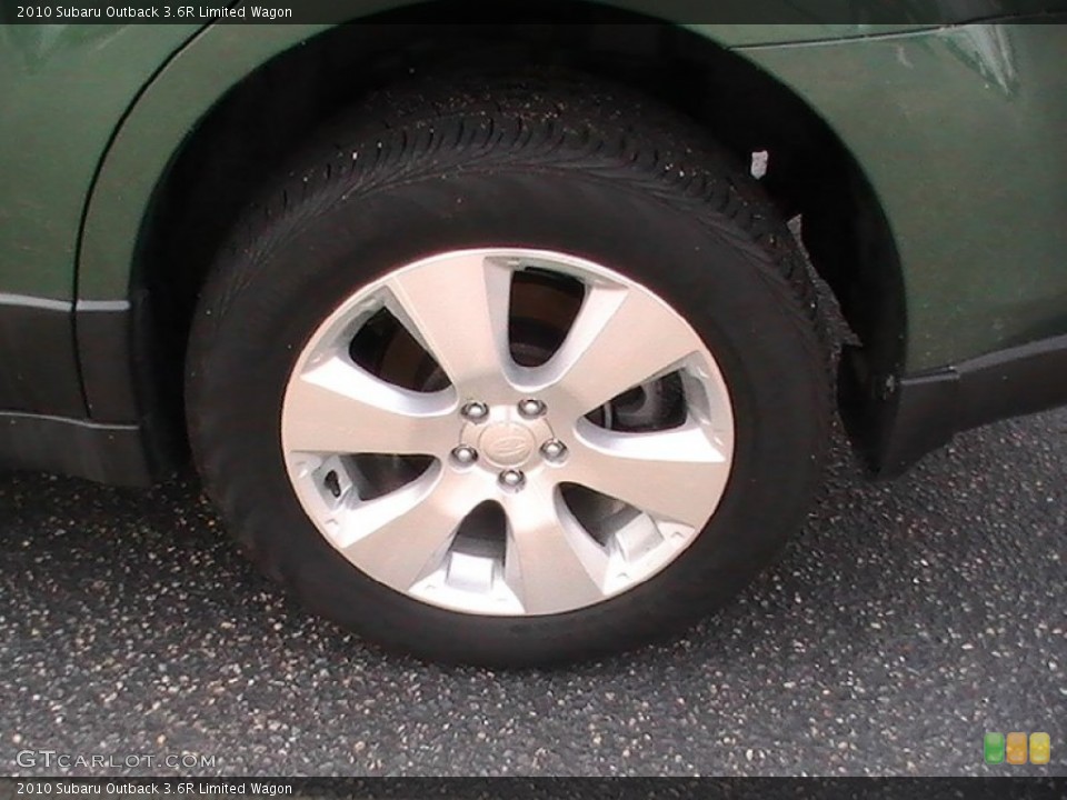 2010 Subaru Outback 3.6R Limited Wagon Wheel and Tire Photo #65329718