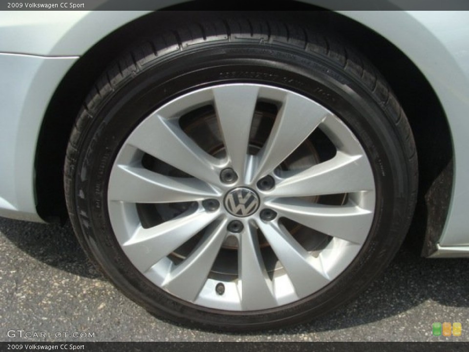 2009 Volkswagen CC Sport Wheel and Tire Photo #65335872