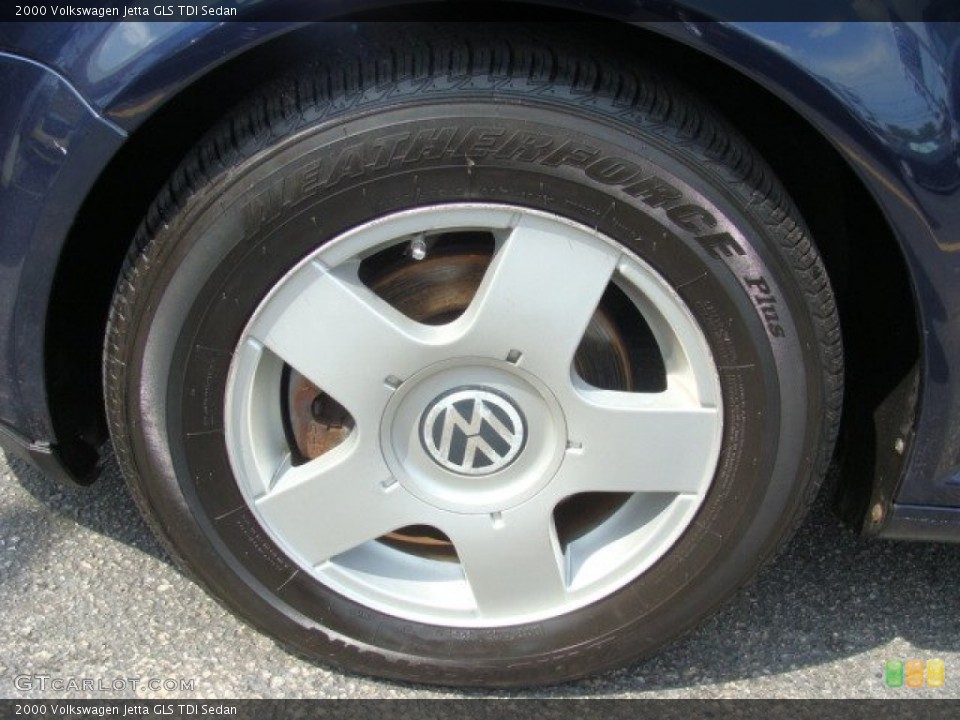 2000 Volkswagen Jetta GLS TDI Sedan Wheel and Tire Photo #65336196