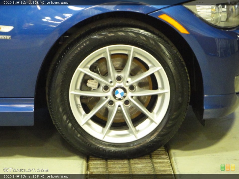 2010 BMW 3 Series 328i xDrive Sports Wagon Wheel and Tire Photo #65336356