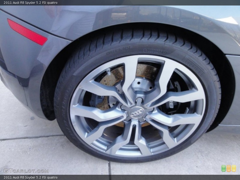 2011 Audi R8 Spyder 5.2 FSI quattro Wheel and Tire Photo #65342487