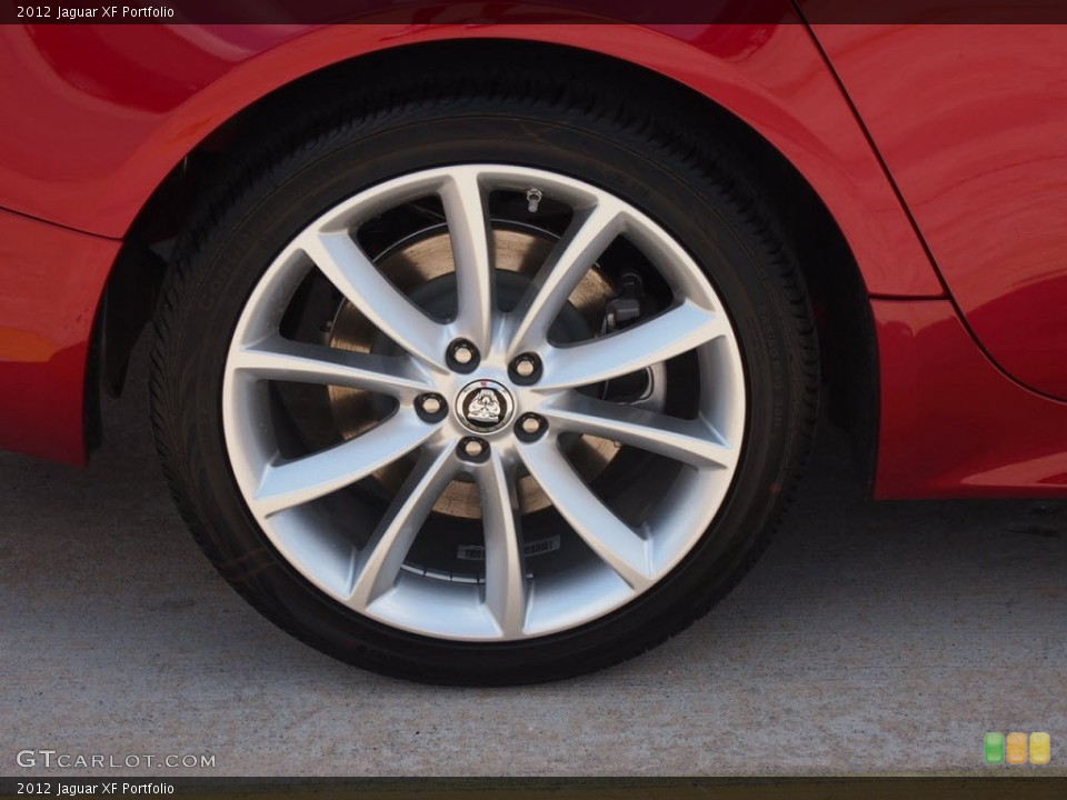 2012 Jaguar XF Portfolio Wheel and Tire Photo #65345611