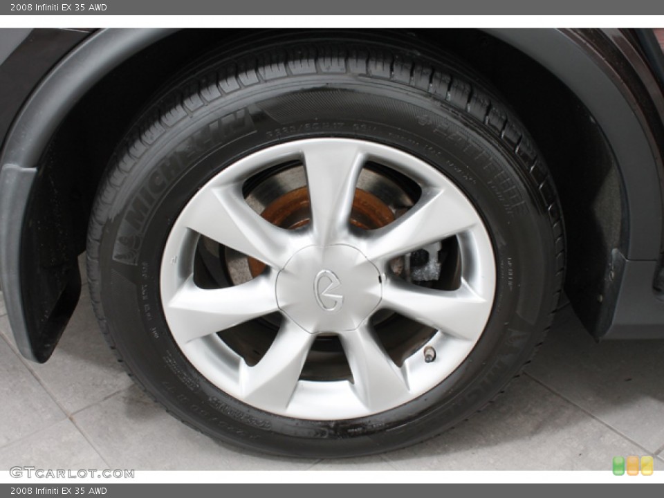 2008 Infiniti EX 35 AWD Wheel and Tire Photo #65345923