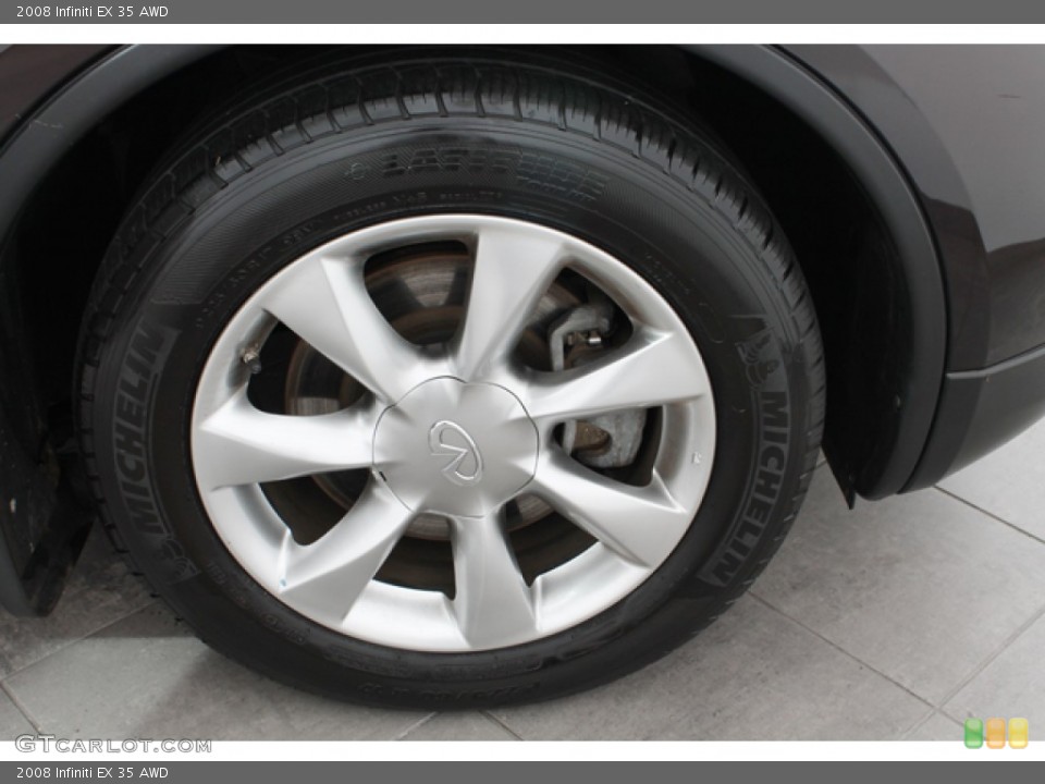 2008 Infiniti EX 35 AWD Wheel and Tire Photo #65345931